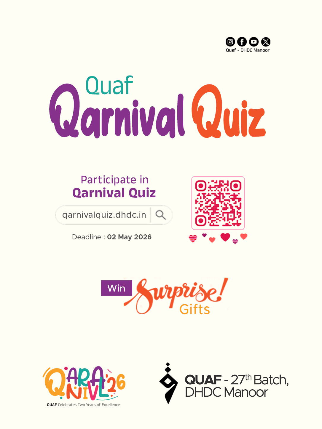 QUAF 3rd Anniversary Celebration